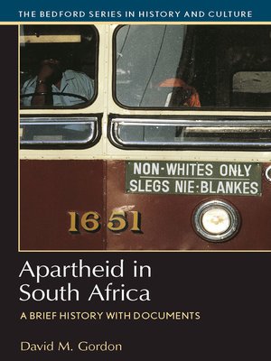 cover image of Apartheid in South Africa